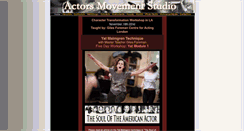 Desktop Screenshot of actorsmovementstudio.com