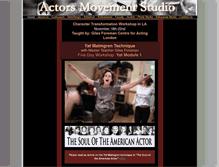 Tablet Screenshot of actorsmovementstudio.com